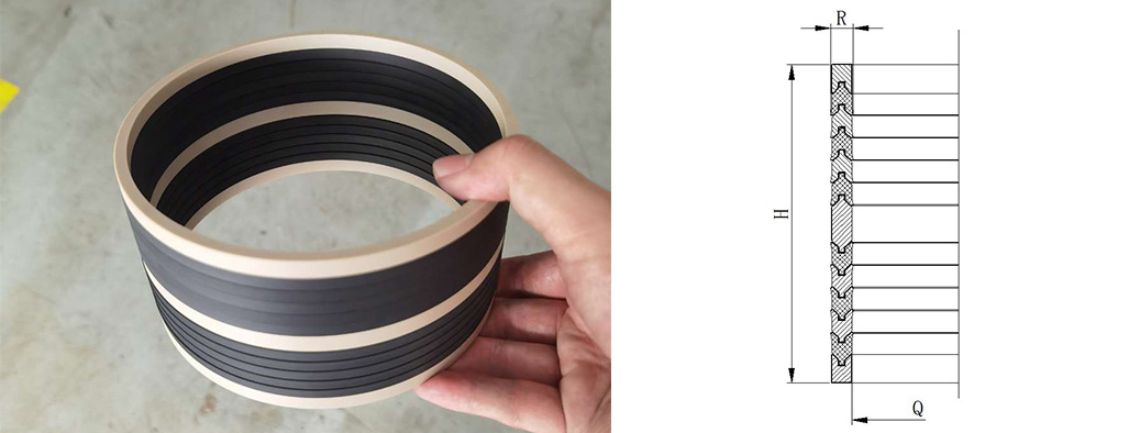 carbon filled PTFE V-Packing