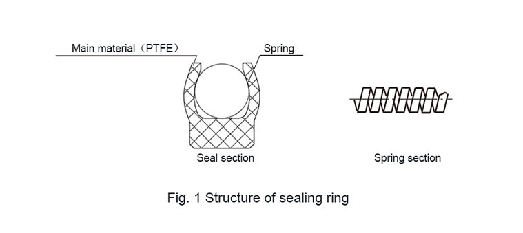 spring PTFE sealing ring